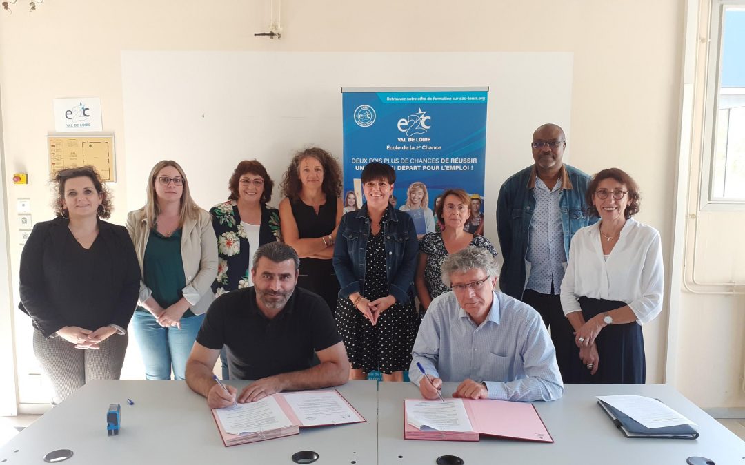 La Mission Locale du Blaisois et l’E2C Val de Loire signent une convention de partenariat au profit des jeunes du territoire